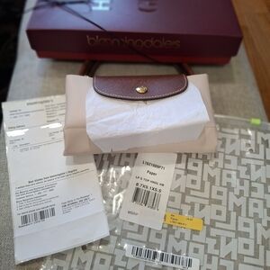 Longchamp Le Pliage Small Top Handle, Color Paper